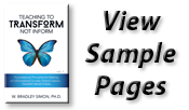 Look Inside: Teaching To Transform Not Inform 1